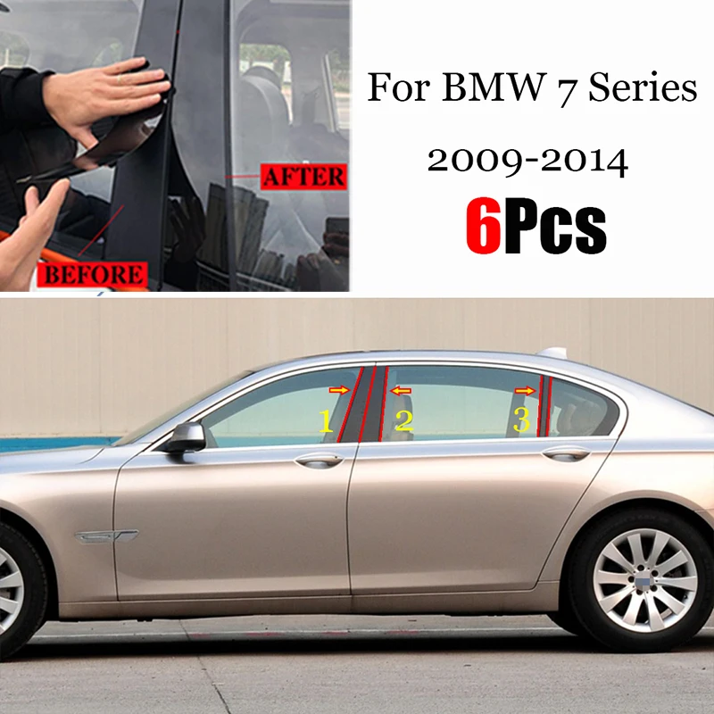 For BMW 7 Series 2009 - 2014 Car Door Window Middle Column Trim Protection PC Black Strip Decoration Sticker Accessories
For BMW 7 Series 2009 - 2014 Car Door Window Middle Column Trim Protection PC Black Strip Decoration Sticker Accessories