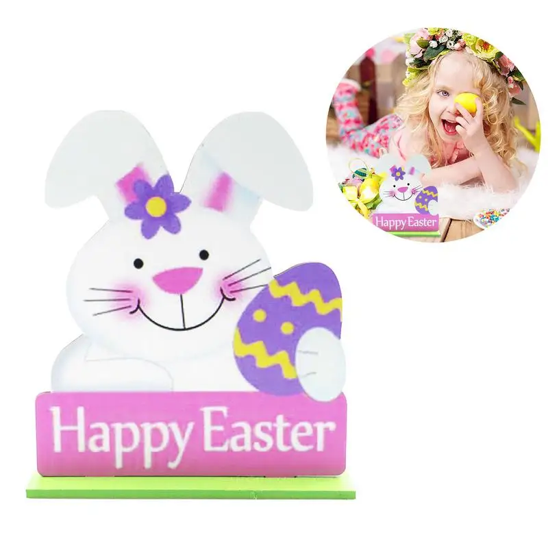 Wooden Easter Bunny Table Decor Decorative Rabbit Tabletop Wood Spring Eggs Tulip Chicken Party Centerpiece Signs Shelf Topper
Wooden Easter Bunny Table Decor Decorative Rabbit Tabletop Wood Spring Eggs Tulip Chicken Party Centerpiece Signs Shelf Topper