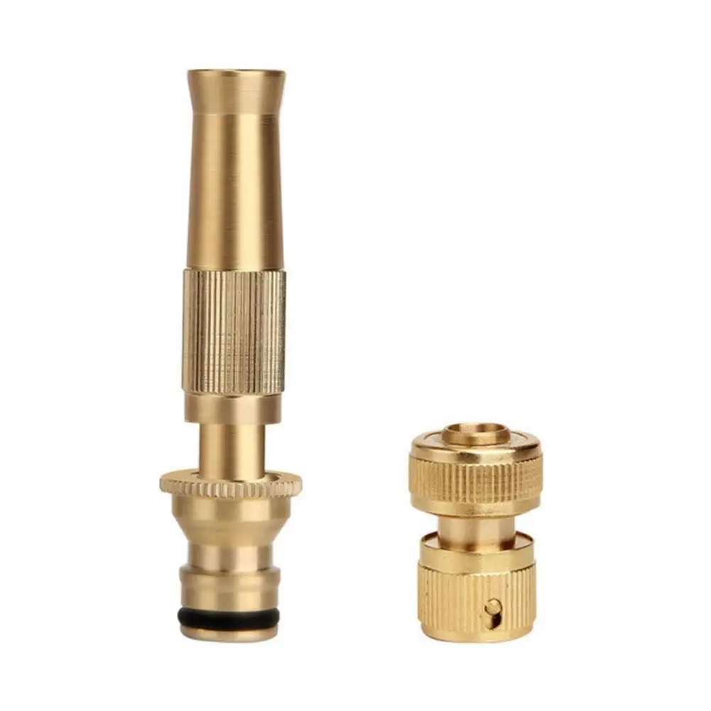 Spray Nozzle Water Gun Brass High Pressure Direct Spray Sprinkler Quick Connector Home Garden Hose Adjustable Pressure Washer
Spray Nozzle Water Gun Brass High Pressure Direct Spray Sprinkler Quick Connector Home Garden Hose Adjustable Pressure Washer