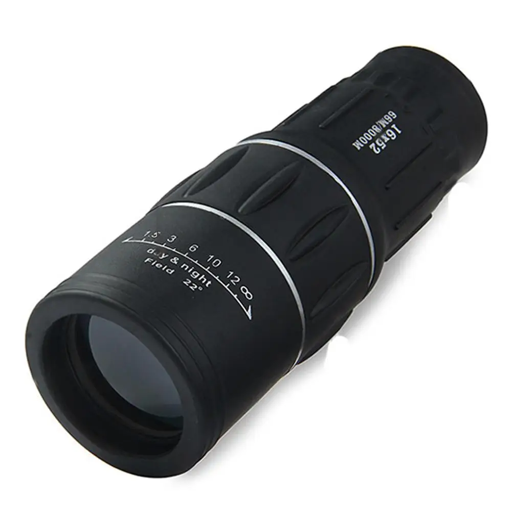 Mini High Definition Monocular Telescope 16X52 Portable Dual Focus Telescope 66M/8000M HD Scope for Outdoor Hunting Camping
Mini High Definition Monocular Telescope 16X52 Portable Dual Focus Telescope 66M/8000M HD Scope for Outdoor Hunting Camping