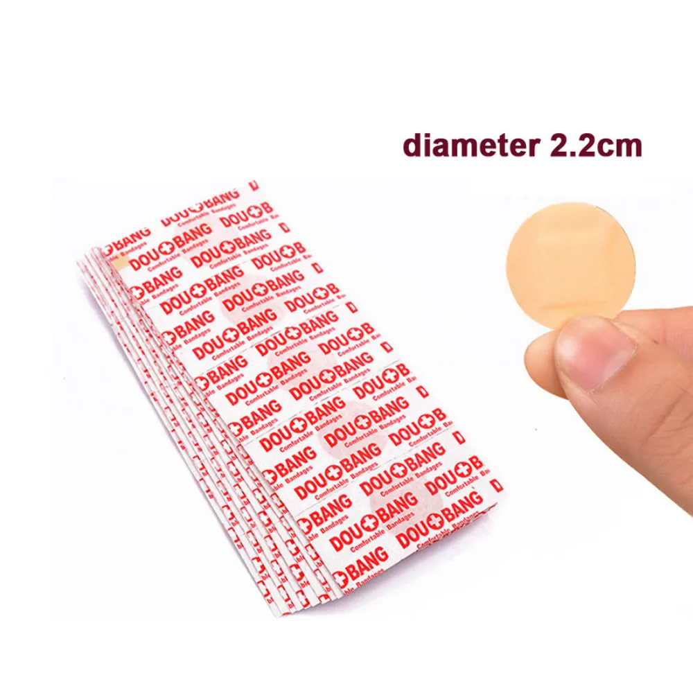 100Pcs/Lot Round Band Aid Wound Plaster Sterile Hemostasis Stickers First Aid Waterproof Healing Wounds Adhesive Bandage
100Pcs/Lot Round Band Aid Wound Plaster Sterile Hemostasis Stickers First Aid Waterproof Healing Wounds Adhesive Bandage