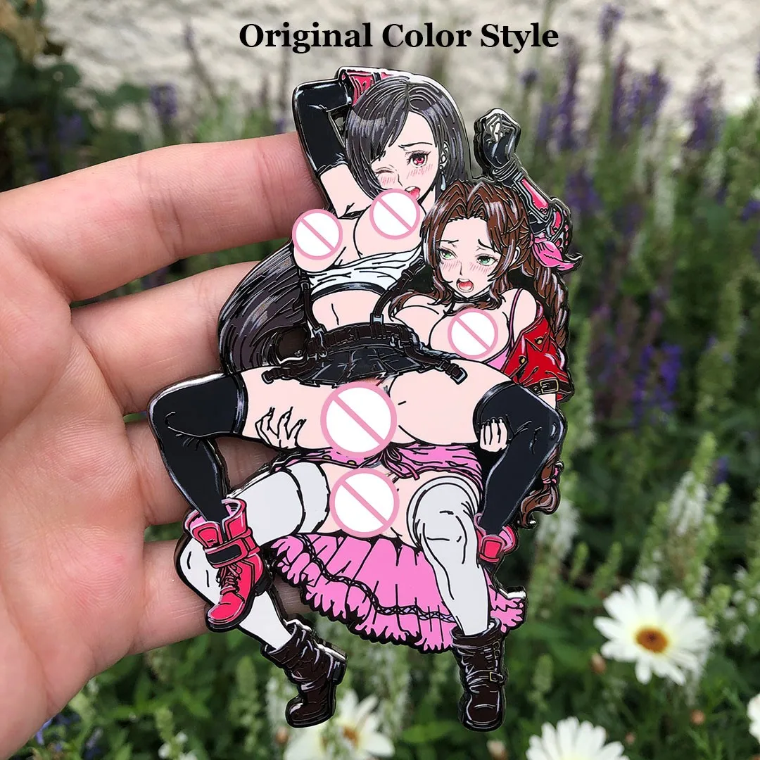 FINAL FANTASY VII Game Cosplay Sexy Tifa Lockhart Aerith Gainsborough Brooch Pin Metal Spoof Funny Denim Jacket Pin Badge Gifts
FINAL FANTASY VII Game Cosplay Sexy Tifa Lockhart Aerith Gainsborough Brooch Pin Metal Spoof Funny Denim Jacket Pin Badge Gifts