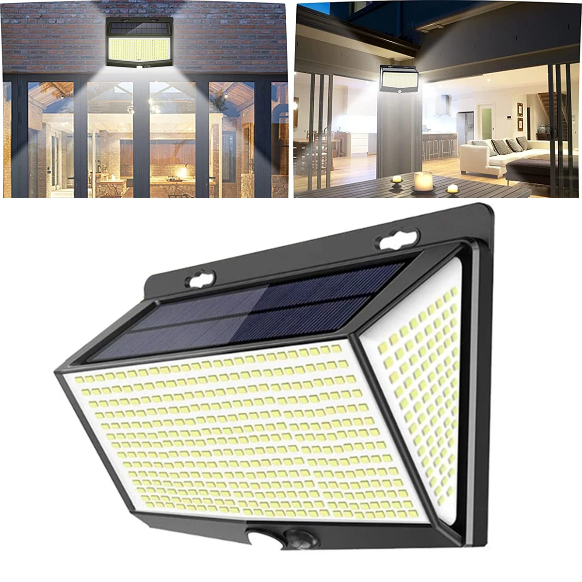 Solar LED Light Solar Outdoor Light with 468 LEDs Motion Sensor Fence Light Auto ON/OFF Solar Wall Light IP65 Waterproof Securit
Solar LED Light Solar Outdoor Light with 468 LEDs Motion Sensor Fence Light Auto ON/OFF Solar Wall Light IP65 Waterproof Securit