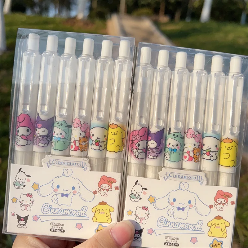 Гелевая ручка Sanrio My Melody 12 шт., Студенческая ручка для письма, подписи, роликовая шариковая ручка, школьные и офисные принадлежности, искусственная кожа, оптовая продажа
Гелевая ручка Sanrio My Melody 12 шт., Студенческая ручка для письма, подписи, роликовая шариковая ручка, школьные и офисные принадлежности, искусственная кожа, оптовая продажа