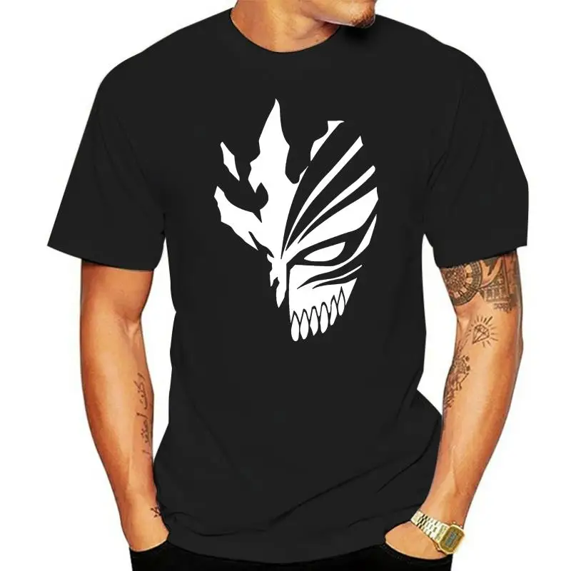 Bleach Hollow Mask T Shirt Ichigo Bankai Anime Cosplay Black Top Novelty Mens Cotton Customize Tee Shirt
Bleach Hollow Mask T Shirt Ichigo Bankai Anime Cosplay Black Top Novelty Mens Cotton Customize Tee Shirt