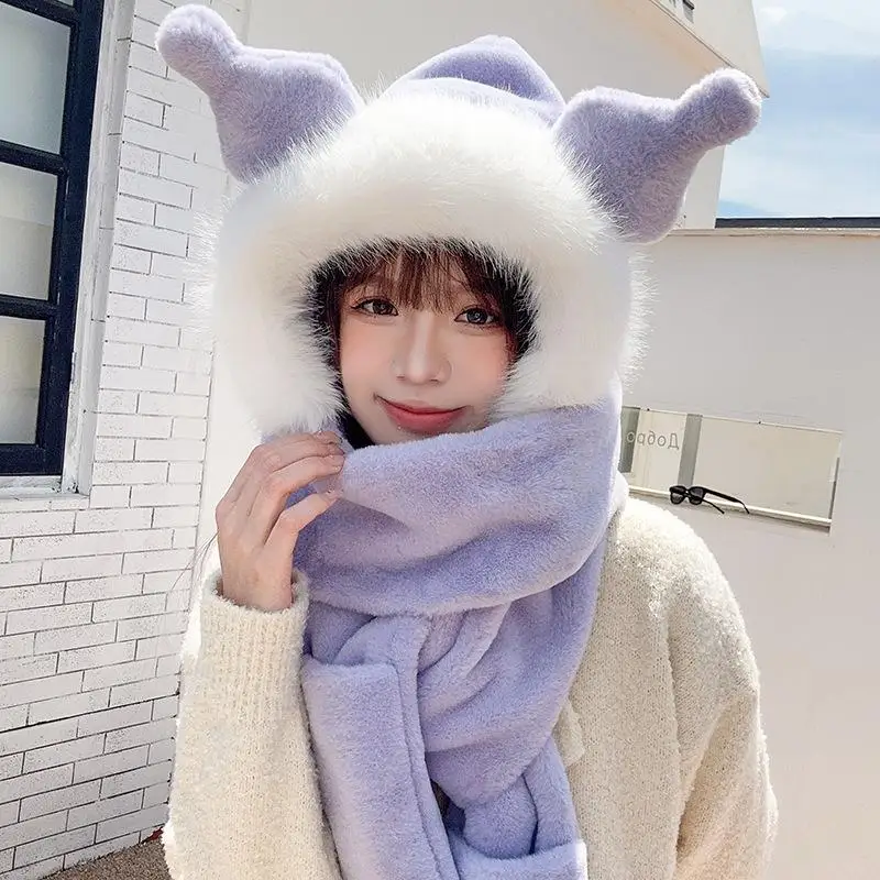 Kawaii Sanrio аниме-шляпа Cute Kuromi зимние теплые Универсальные плюшевые Мультяшные милые мягкие перчатки Шарфы Шапки Набор из трех предметов подарок для девочек
Kawaii Sanrio аниме-шляпа Cute Kuromi зимние теплые Универсальные плюшевые Мультяшные милые мягкие перчатки Шарфы Шапки Набор из трех предметов подарок для девочек