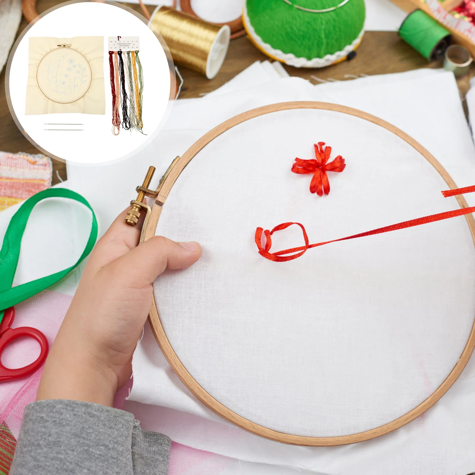 3 Sets Cross Stitch Kits Exquisite Embroidery Kits Floral Embroidery Crafts Decorative Embroidery Kits for Beginners Home Decors
3 Sets Cross Stitch Kits Exquisite Embroidery Kits Floral Embroidery Crafts Decorative Embroidery Kits for Beginners Home Decors