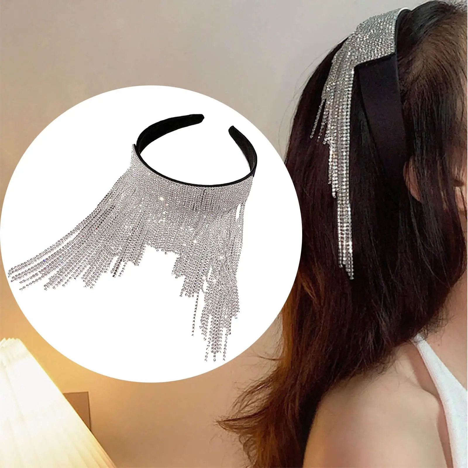 Fashion Tassel Rhinestone Headpiece Head Chain Hair Accessories Hair Piece Prom Eveing Party Belly Dance Crystal Flapper
Fashion Tassel Rhinestone Headpiece Head Chain Hair Accessories Hair Piece Prom Eveing Party Belly Dance Crystal Flapper