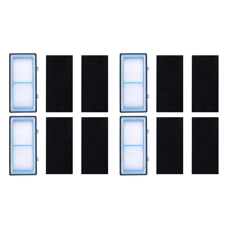 4 HEPA + 8 Carbon Booster Filters For Holmes AER1 HEPA Type Total Air Filter, Holmes Air Purifier Filter AER1 Series
4 HEPA + 8 Carbon Booster Filters For Holmes AER1 HEPA Type Total Air Filter, Holmes Air Purifier Filter AER1 Series
