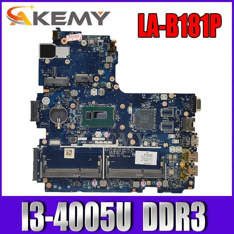 Материнская плата для ноутбука ZPL40/ZPL50/ZPL70 LA-B181P для HP Probook 450 G2 440 G2 470 G2 материнская плата 782951-601 CPU SR1EK I3-4005U DDR3
Материнская плата для ноутбука ZPL40/ZPL50/ZPL70 LA-B181P для HP Probook 450 G2 440 G2 470 G2 материнская плата 782951-601 CPU SR1EK I3-4005U DDR3