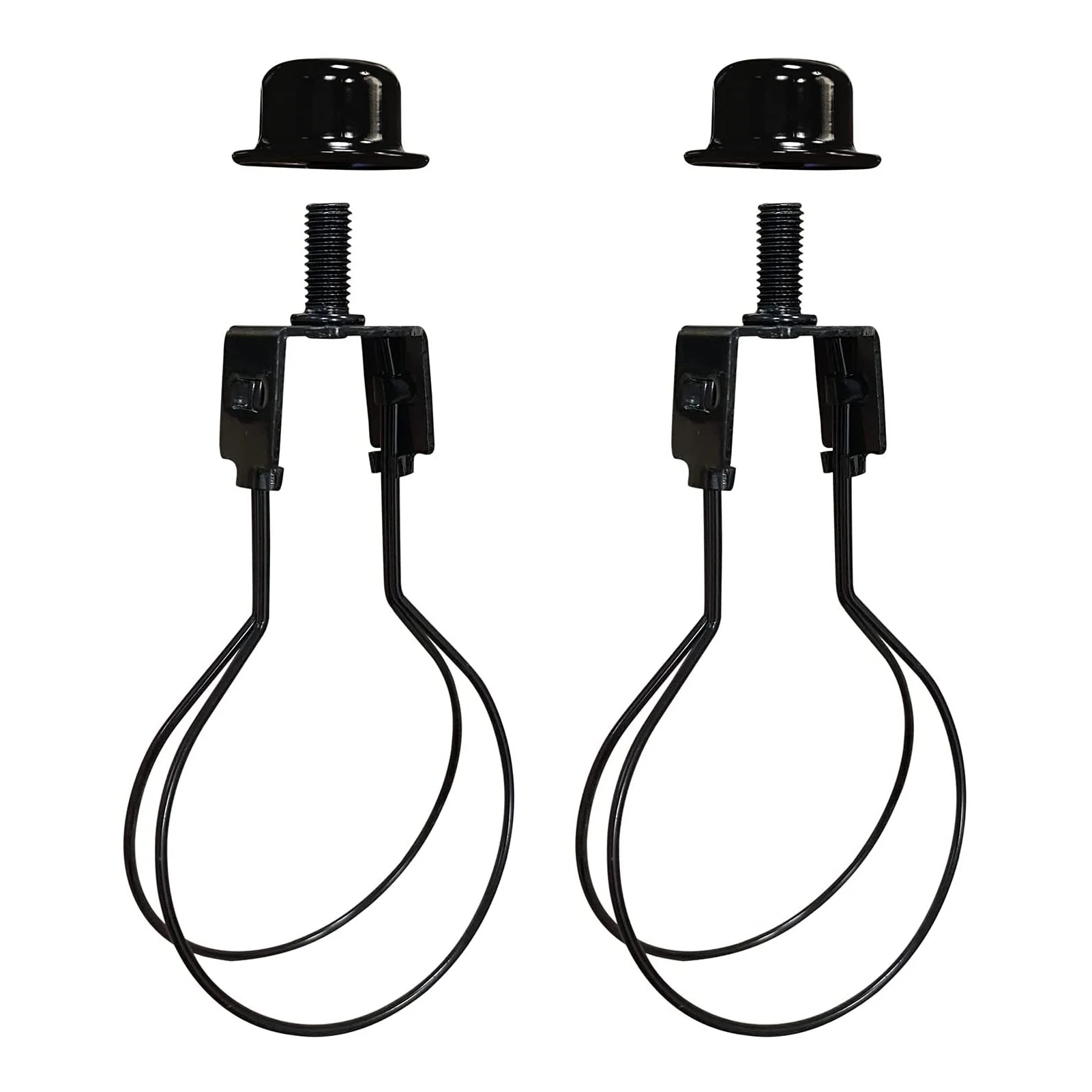 2pcs Lightweight Clip On Light Bulb Iron Round Black Attaching Finials Convenient Durable Fine Workmanship Lamp Shade Adapter
2pcs Lightweight Clip On Light Bulb Iron Round Black Attaching Finials Convenient Durable Fine Workmanship Lamp Shade Adapter
