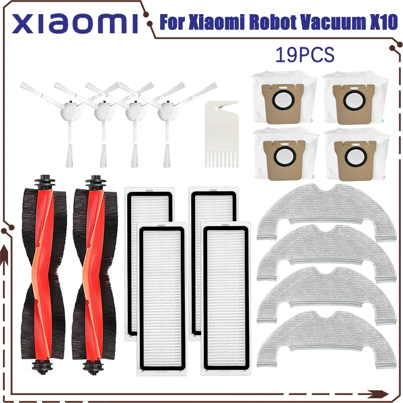 Комплект запчастей для робота-пылесоса Xiaomi X10
Комплект запчастей для робота-пылесоса Xiaomi X10