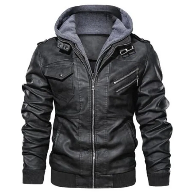 Men Hooded Leather Jackets Slim Casual Leather Coats New Fashion Male Street Wear Motorcycle Leather Jackets Hat Detachable 5XL
Men Hooded Leather Jackets Slim Casual Leather Coats New Fashion Male Street Wear Motorcycle Leather Jackets Hat Detachable 5XL