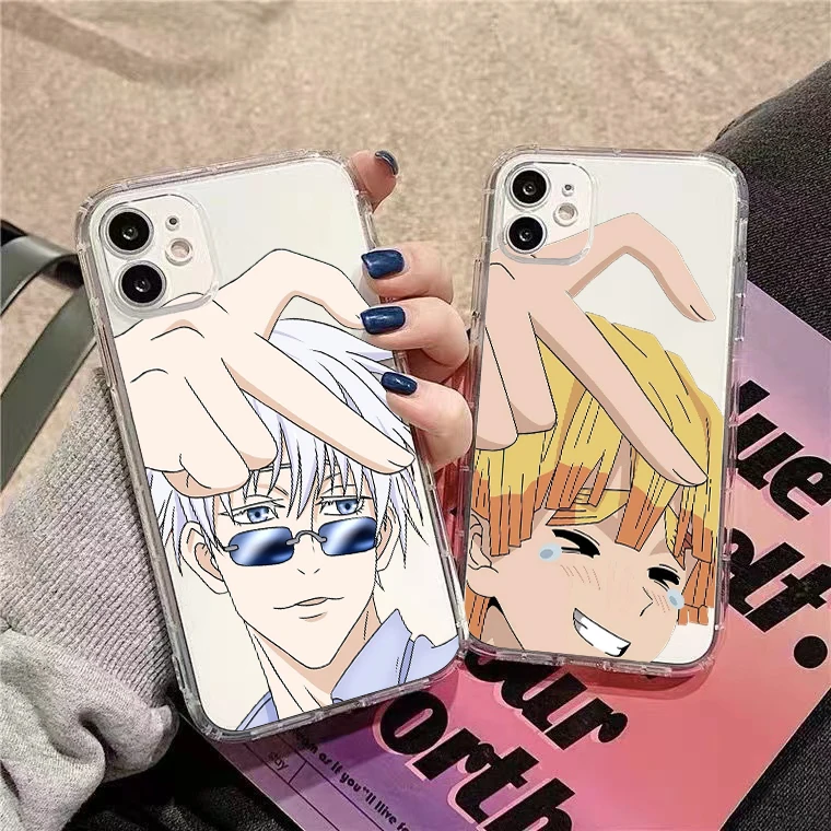 Cute Demon Slayer Jujutsu Kaisen For iPhone 14 13 12 11 Pro 12 13 Mini X XR XS Max 6 6S 7 8 Plus SE2020 Clear Phone Case Cases
Cute Demon Slayer Jujutsu Kaisen For iPhone 14 13 12 11 Pro 12 13 Mini X XR XS Max 6 6S 7 8 Plus SE2020 Clear Phone Case Cases