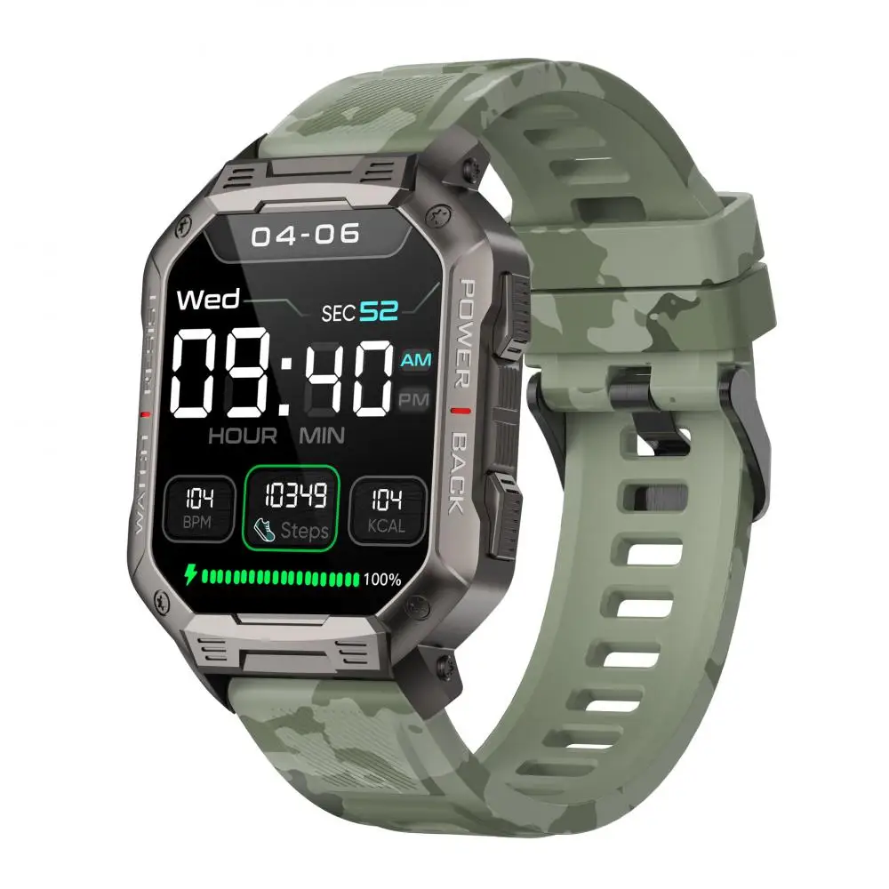 

NX3 Military Smart Watch Men Carbon Black Ultra Army Outdoor IP67 5ATM Waterproof Heart Rate Blood Oxygen Satm Smartwatch 2023