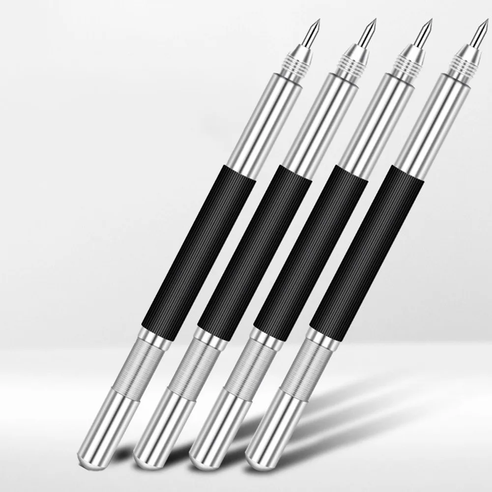4pcs Tungsten Carbide Tip Scriber Marking Etching Pen Tip Double Ended Steel Scriber Marker Carving Scribing Marker Tools
4pcs Tungsten Carbide Tip Scriber Marking Etching Pen Tip Double Ended Steel Scriber Marker Carving Scribing Marker Tools