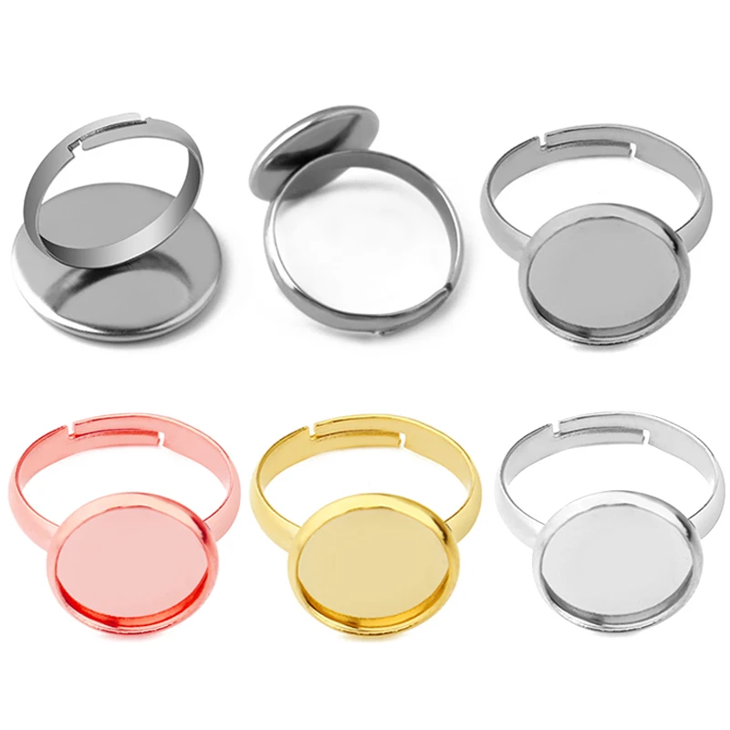 10pcs Stainless Steel Jewelry Fashionable Men's Women Cabochon Ring Blank Base 8 10 12 14 16 18 20mm Jewelry Making Accessories
10pcs Stainless Steel Jewelry Fashionable Men's Women Cabochon Ring Blank Base 8 10 12 14 16 18 20mm Jewelry Making Accessories