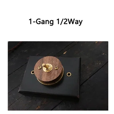 Деревянный переключатель, черный орех, 1-4 группы, латунный рычаг 10А
Деревянный переключатель, черный орех, 1-4 группы, латунный рычаг 10А