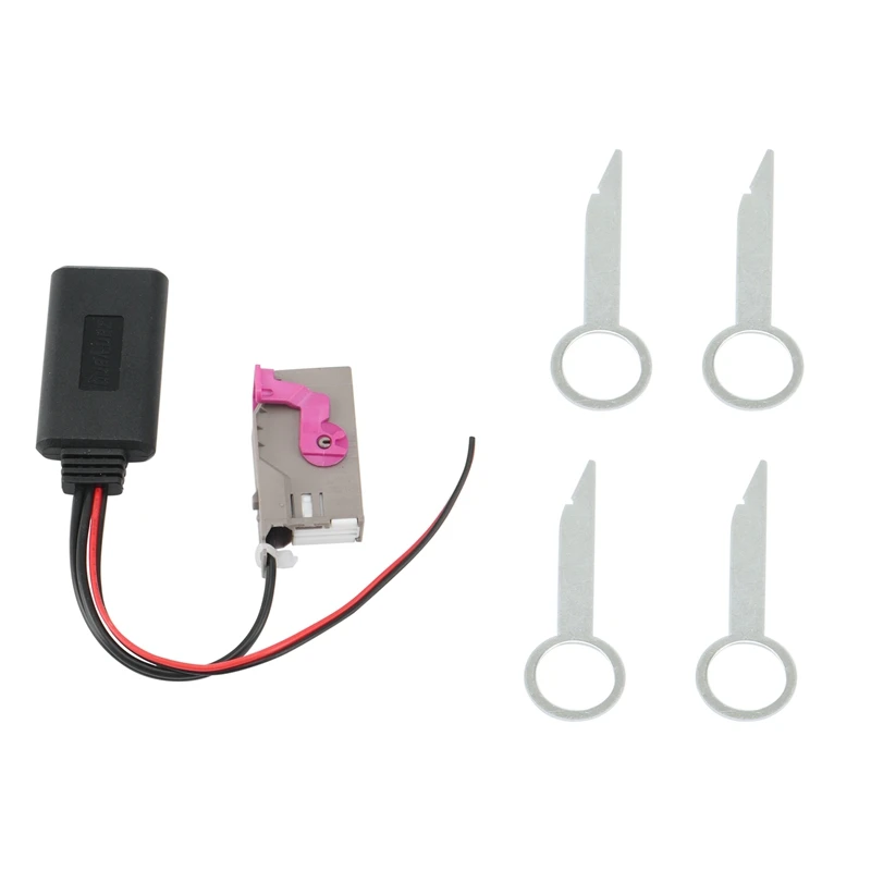 4PCS Car CD Removal Keys And 32 Pin RNSE AMP Connector AUX IN Wireless Bluetooth Module Adapter For A3 A4 A6 A8 TT
4PCS Car CD Removal Keys And 32 Pin RNSE AMP Connector AUX IN Wireless Bluetooth Module Adapter For A3 A4 A6 A8 TT