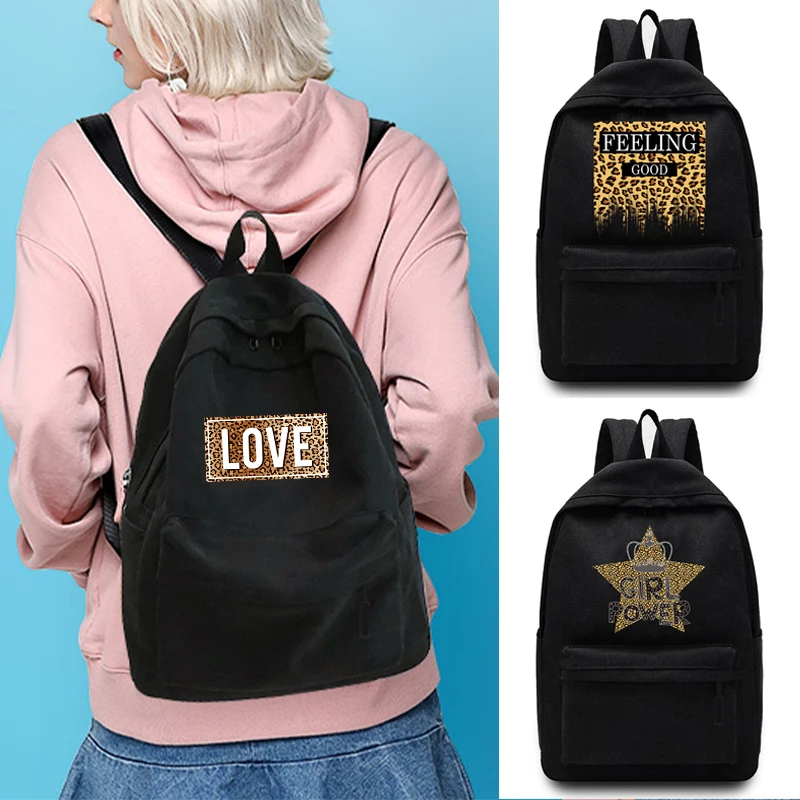 Unisex Backpack Casual Canvas Leopard Printed Backpack School Bag Boys and Girls New Large Capacity Student Schoolbag Rucksack
Unisex Backpack Casual Canvas Leopard Printed Backpack School Bag Boys and Girls New Large Capacity Student Schoolbag Rucksack