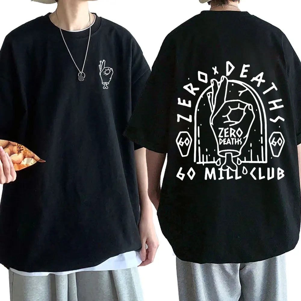 PewDiePie Zero Deaths Men's T-Shirt Clothing Casual Loose T-shirts Unisex New Fashion Cotton Tshirt Oversize Tops Streetwear
PewDiePie Zero Deaths Men's T-Shirt Clothing Casual Loose T-shirts Unisex New Fashion Cotton Tshirt Oversize Tops Streetwear