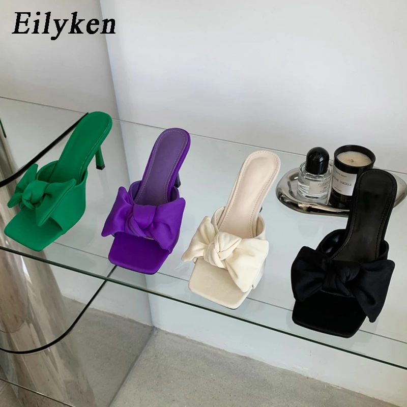 Eilyken/Новинка 2022 года; Цвет зеленый, фиолетовый; Атласные женские тапочки на высоком каблуке с бантом-бабочкой; Пикантные женские тапочки шле...
Eilyken/Новинка 2022 года; Цвет зеленый, фиолетовый; Атласные женские тапочки на высоком каблуке с бантом-бабочкой; Пикантные женские тапочки шле...