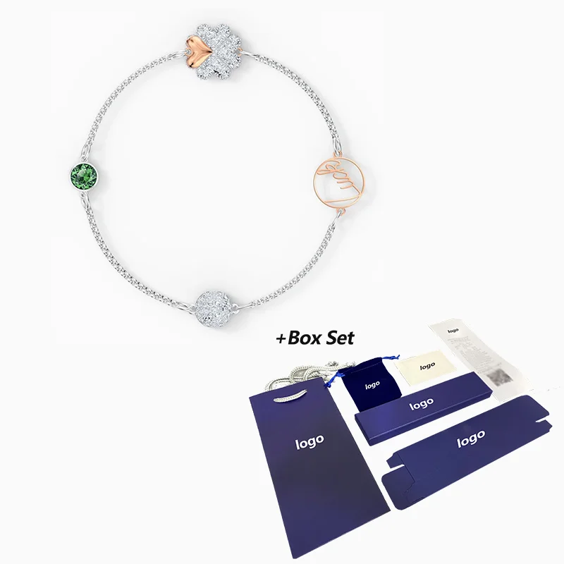 2021 Fashion SWA Jewelry New REMIX COLLECTION CLOVER Brand Ladies Bracelet Unique Lucky Clover Decoration Birthday Romantic Gift
2021 Fashion SWA Jewelry New REMIX COLLECTION CLOVER Brand Ladies Bracelet Unique Lucky Clover Decoration Birthday Romantic Gift
