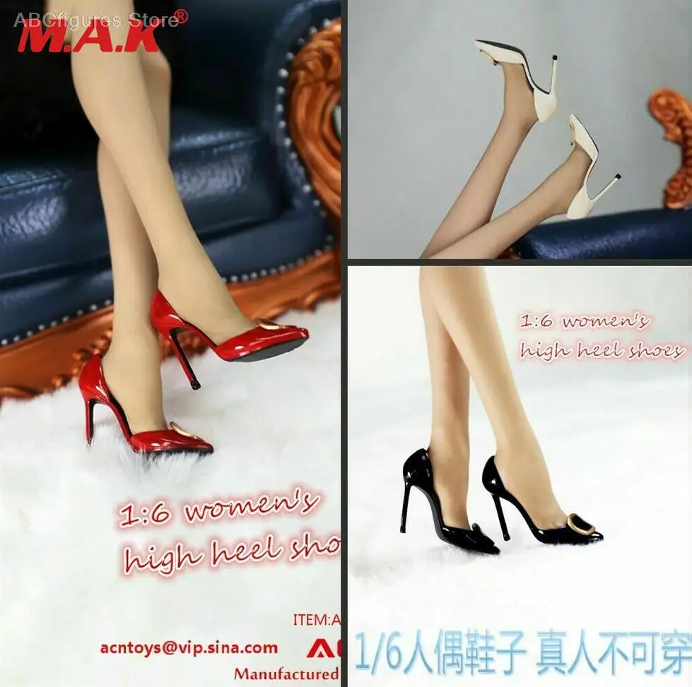 

1/6 OL Women's Stiletto High Heels Shoes ACNTOYS ACN004 Fit 12'' Female Figure Body In Stock