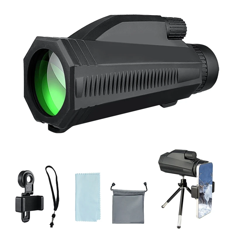 NEW-12X50 Monocular Telescope,Monocular With Smartphone Holder&Tripod,Waterproof For Bird Watching Concert Traveling Hunting
NEW-12X50 Monocular Telescope,Monocular With Smartphone Holder&Tripod,Waterproof For Bird Watching Concert Traveling Hunting