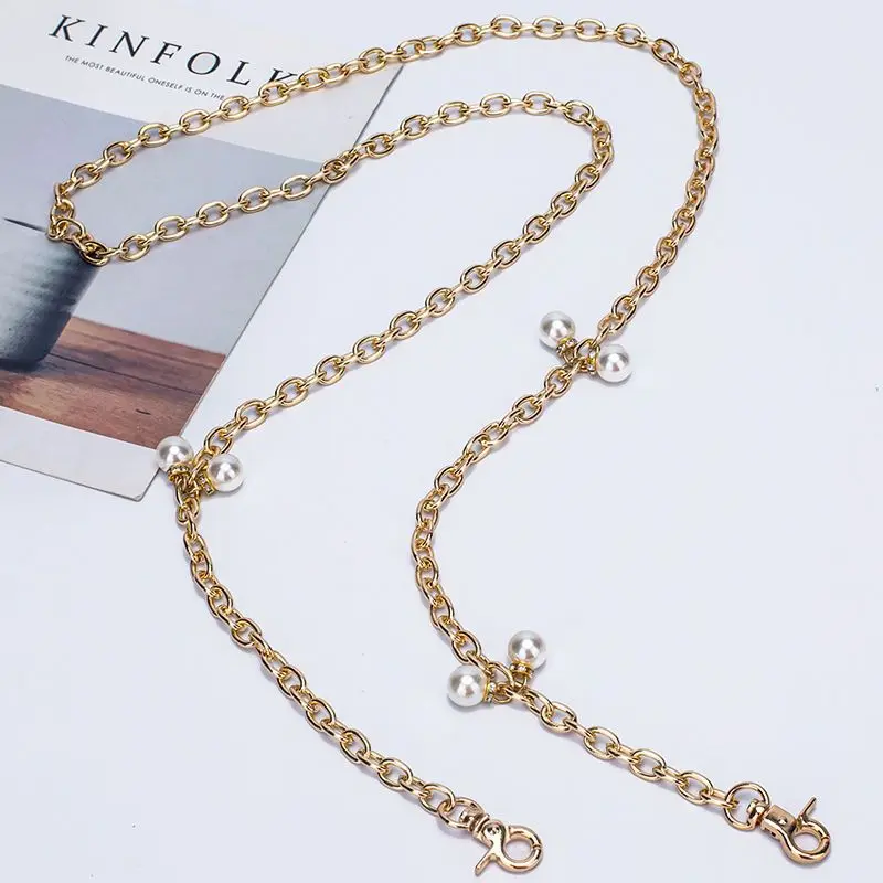40/50/60CM Bag Chain Hardware Accessories Metal Women's Bag Chain Crossbody Bags Strap Shoulder Strap Chain Bar Replacement DIY
40/50/60CM Bag Chain Hardware Accessories Metal Women's Bag Chain Crossbody Bags Strap Shoulder Strap Chain Bar Replacement DIY