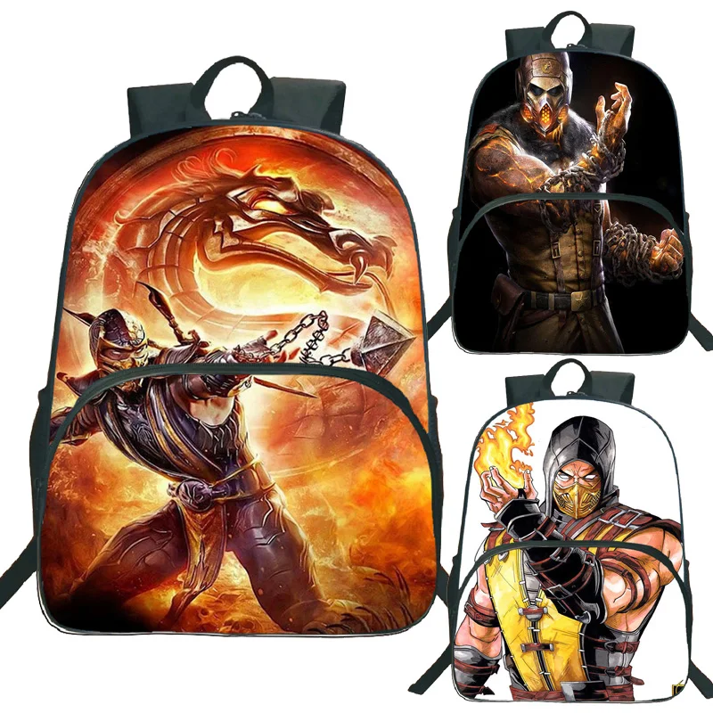 Scorpion In Mortal Kombat X Mask Printing Backpack Boys School Bags Girls Kids Children's Schoolbag Dropshipping Bag Pack gifts
Scorpion In Mortal Kombat X Mask Printing Backpack Boys School Bags Girls Kids Children's Schoolbag Dropshipping Bag Pack gifts