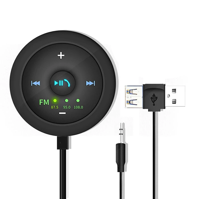 Беспроводной автомобильный MP3-плеер Bluetooth 5,0 FM-передатчик 3,5 мм AUX аудио адаптер с U-диском воспроизведение музыки USB для питания
Беспроводной автомобильный MP3-плеер Bluetooth 5,0 FM-передатчик 3,5 мм AUX аудио адаптер с U-диском воспроизведение музыки USB для питания