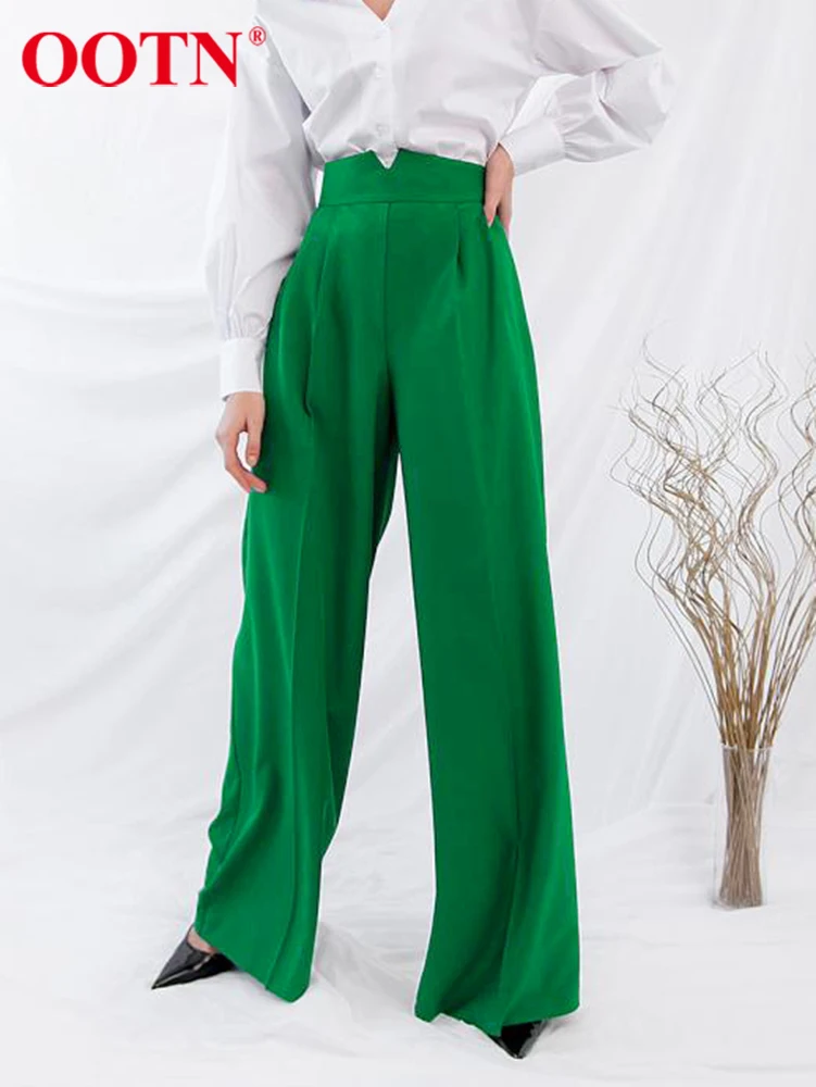 Женские офисные зеленые брюки OOTN, элегантные летние плиссированные брюки до пола с высокой талией, универсальные модные брюки с широкими шт...
Женские офисные зеленые брюки OOTN, элегантные летние плиссированные брюки до пола с высокой талией, универсальные модные брюки с широкими шт...