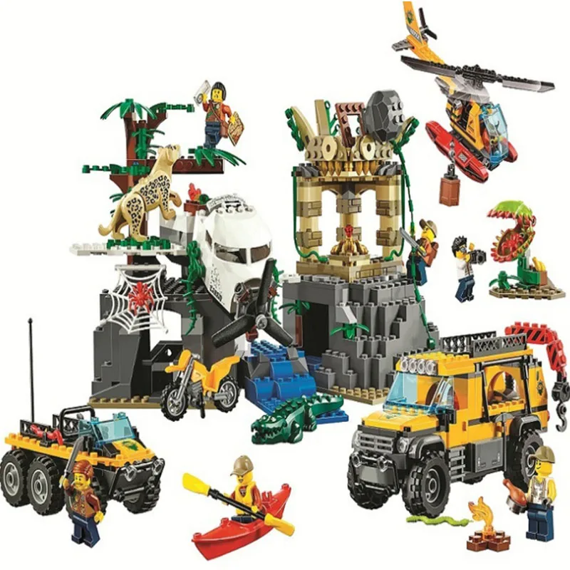 New 10712 Ungle Jungle Exploration Site Building Block Toys Children Gifts Cities Block City Jungle Toys
New 10712 Ungle Jungle Exploration Site Building Block Toys Children Gifts Cities Block City Jungle Toys