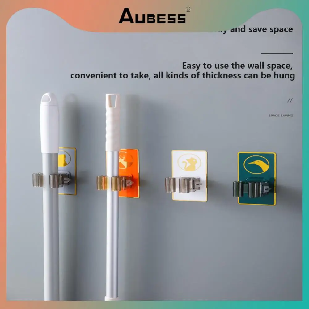 Shelf Wall-mounted Bathroom Wall Mounted Organizer Bracket Mop Hook High-quality Household Broom Mop Clip Adhesive Bathroom Wall 
Shelf Wall-mounted Bathroom Wall Mounted Organizer Bracket Mop Hook High-quality Household Broom Mop Clip Adhesive Bathroom Wall