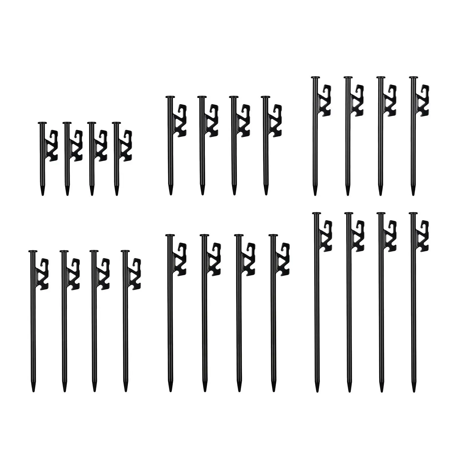 4pcs Tent Stakes, Heavy Duty Camping Stakes Steel Tent Pegs for Snow Floor and Grassland
4pcs Tent Stakes, Heavy Duty Camping Stakes Steel Tent Pegs for Snow Floor and Grassland
