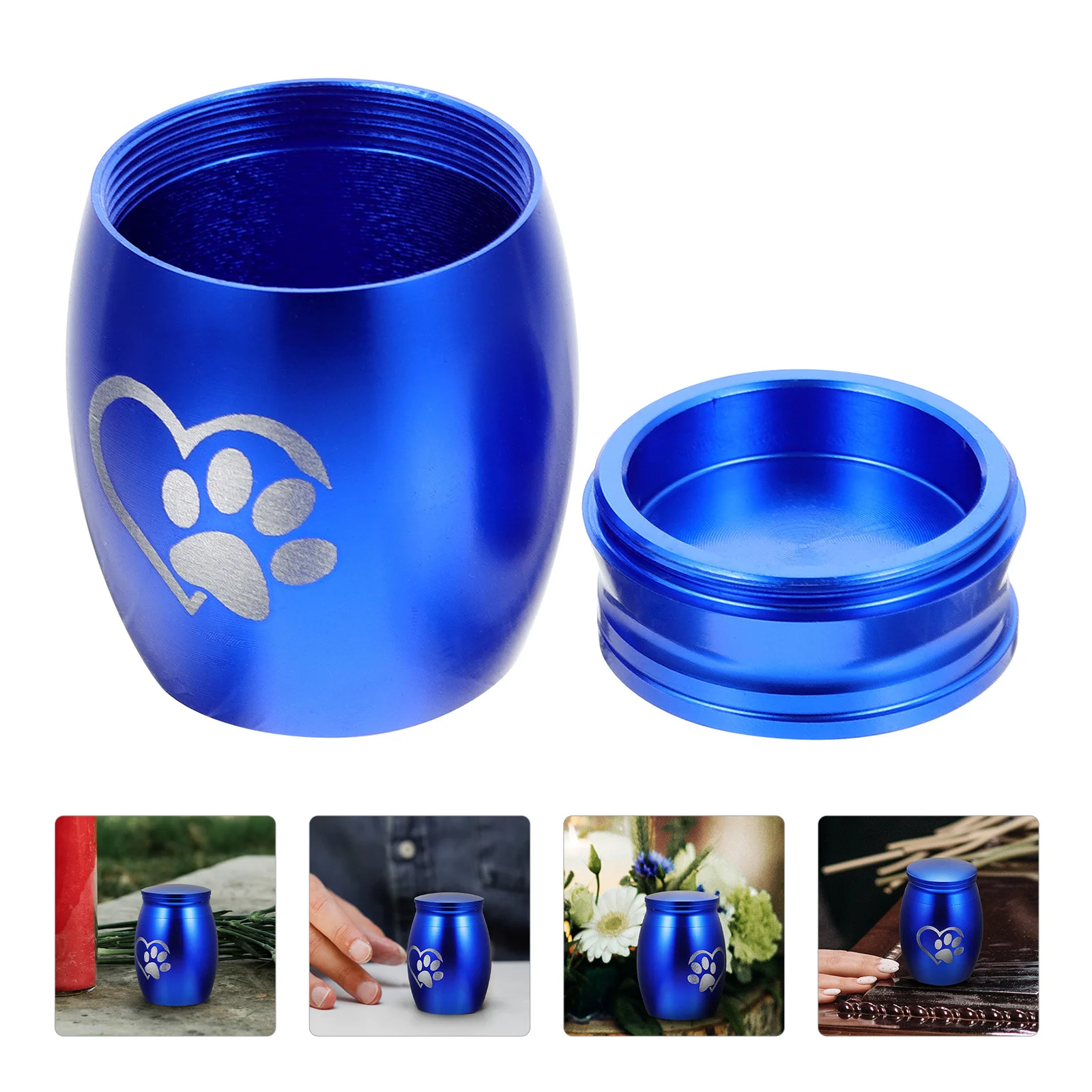 

Urn Urns Ashes Pet Dog Memorial For Cat Cremation Small Keepsake Box Animal Funeral Dogs Stainless Steel Mini Metal Cats