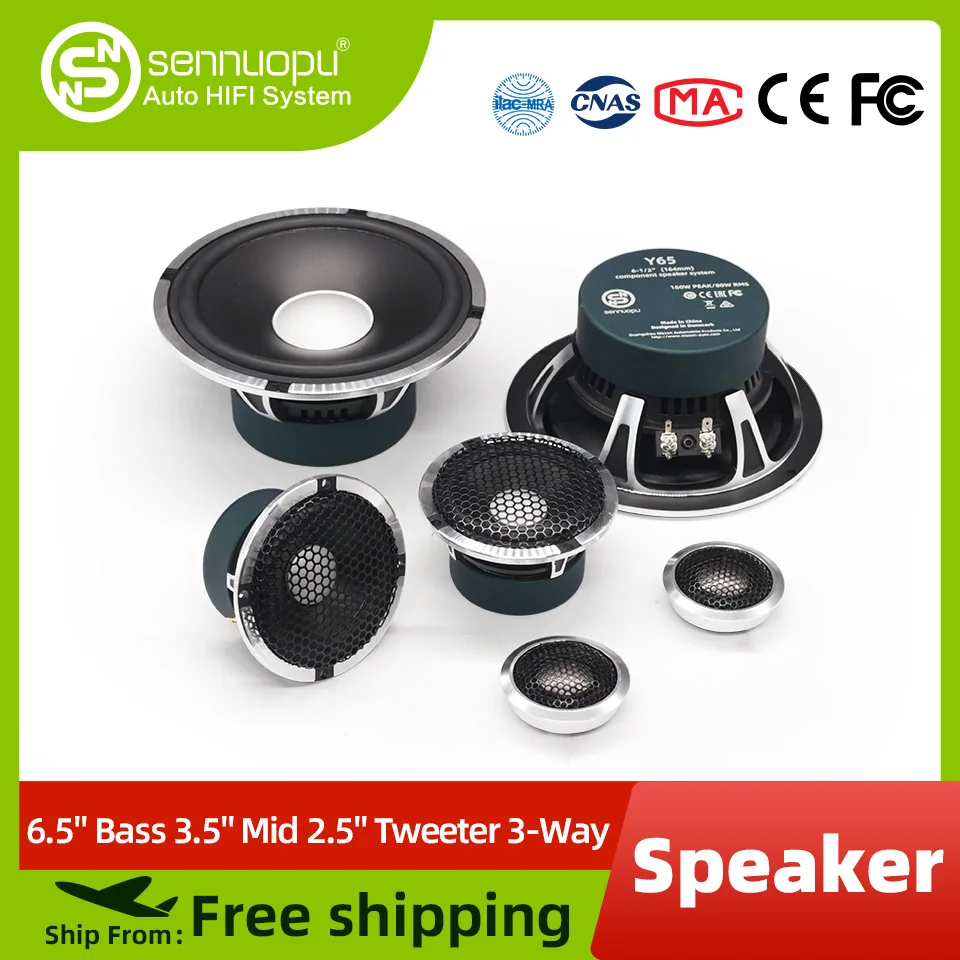 Sennuopu SK-8 6-дюймовый Автомобильный Твиттер автомобильный Hifi динамик басовые