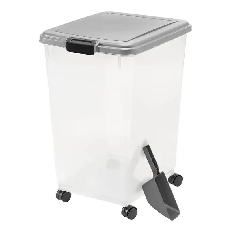 55lb Airtight Sealed Pet Dog or Cat Food Container with , Chrome Pet bowls for dogs Dog water bowl Pet silicone food mat Dog fee
55lb Airtight Sealed Pet Dog or Cat Food Container with , Chrome Pet bowls for dogs Dog water bowl Pet silicone food mat Dog fee