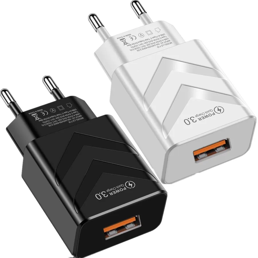 Eu US 3A 18W Fast Quick Charging AC Home Travel Power Adapter Wall Charger Plugs For IPhone x xr 12 13 Samsung xiaomi htc
Eu US 3A 18W Fast Quick Charging AC Home Travel Power Adapter Wall Charger Plugs For IPhone x xr 12 13 Samsung xiaomi htc
