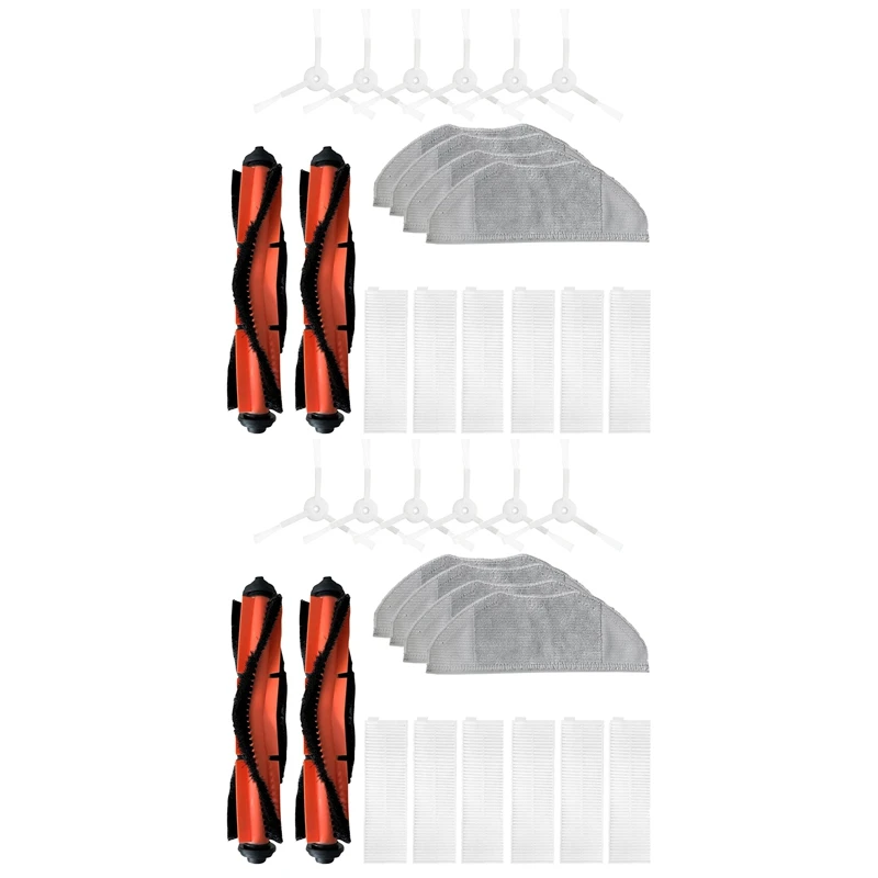 2X Main Brush Side Brush Filter Mop Cloth Set For Xiaomi Mijia G1 MJSTG1 Vacuum Cleaner Parts Replacement
2X Main Brush Side Brush Filter Mop Cloth Set For Xiaomi Mijia G1 MJSTG1 Vacuum Cleaner Parts Replacement