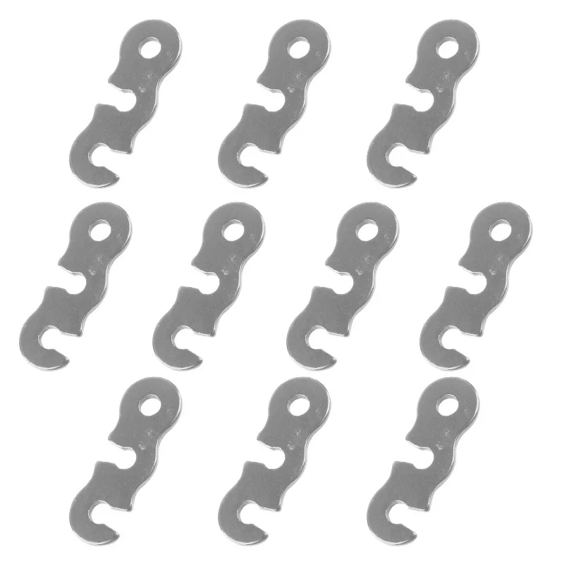 10 Pcs Adjustable Camping Tent Cord Rope Buckle S Type Tensioners Fastener Kit Outdoor Camping Tents Securing Accessories
10 Pcs Adjustable Camping Tent Cord Rope Buckle S Type Tensioners Fastener Kit Outdoor Camping Tents Securing Accessories