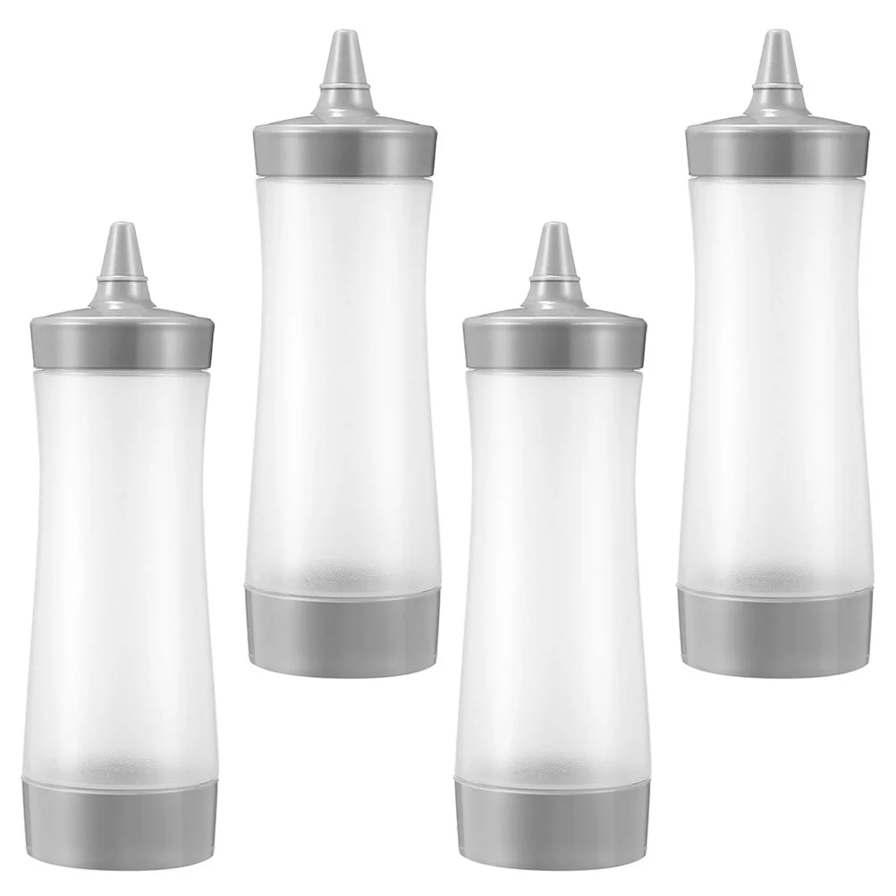 4 Pcs Small Plastic Containers Squeeze Bottle Sauce Control Condiment Tomato Dispenser Squirt Jam Storage
4 Pcs Small Plastic Containers Squeeze Bottle Sauce Control Condiment Tomato Dispenser Squirt Jam Storage