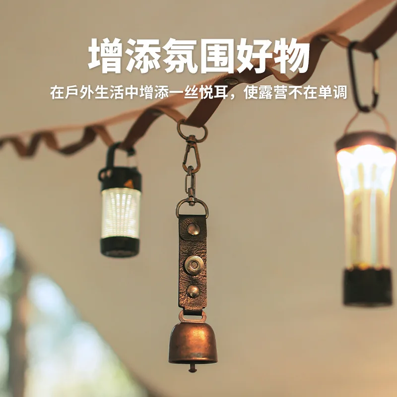 RUNGEASINI Pendant Bell Wind Chime Camping Atmosphere Keychain Accessories Hiking Reminder Pet Bell Outdoor Retro Decorations
RUNGEASINI Pendant Bell Wind Chime Camping Atmosphere Keychain Accessories Hiking Reminder Pet Bell Outdoor Retro Decorations