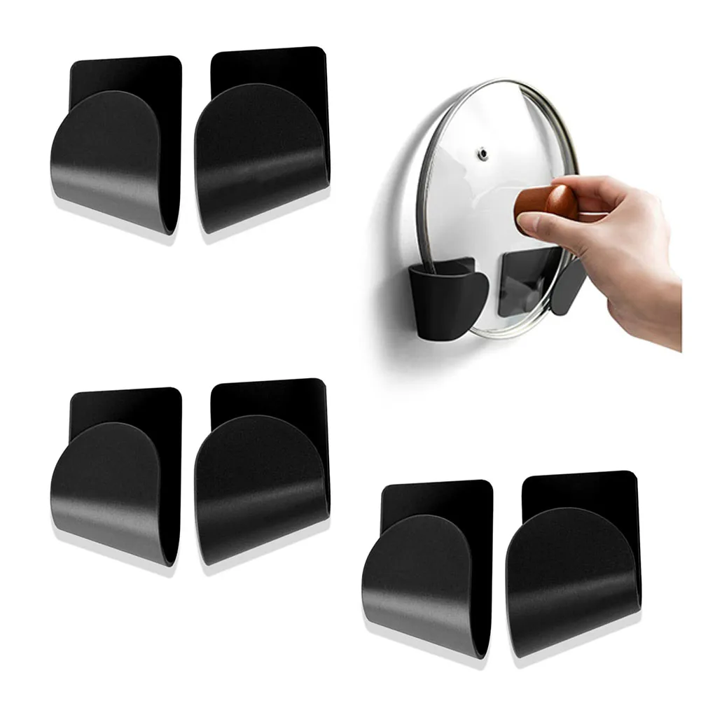 6pcs Pot Lid Holder Self Adhesive Wall-Mounted Hanging Holder Pan Pot Cabinet Door Pan Lid Organizer Kitchen Storage Rack
6pcs Pot Lid Holder Self Adhesive Wall-Mounted Hanging Holder Pan Pot Cabinet Door Pan Lid Organizer Kitchen Storage Rack