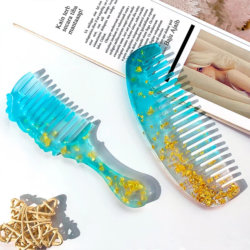 1pcs Combs Epoxy Resin Mold Diy Handmade Four Stylized Long Short Crescent Comb Silicone Mould Home Decor Hair Detangling Tool 
1pcs Combs Epoxy Resin Mold Diy Handmade Four Stylized Long Short Crescent Comb Silicone Mould Home Decor Hair Detangling Tool