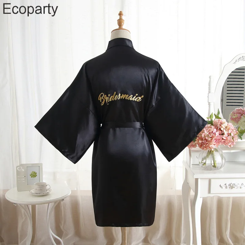 Women's Gold Printed Bride Robe White Pink Satin Silk Bridesmaid Sister Mother Bride Wedding Bathrobe Birthday Party Sleepwear
Women's Gold Printed Bride Robe White Pink Satin Silk Bridesmaid Sister Mother Bride Wedding Bathrobe Birthday Party Sleepwear