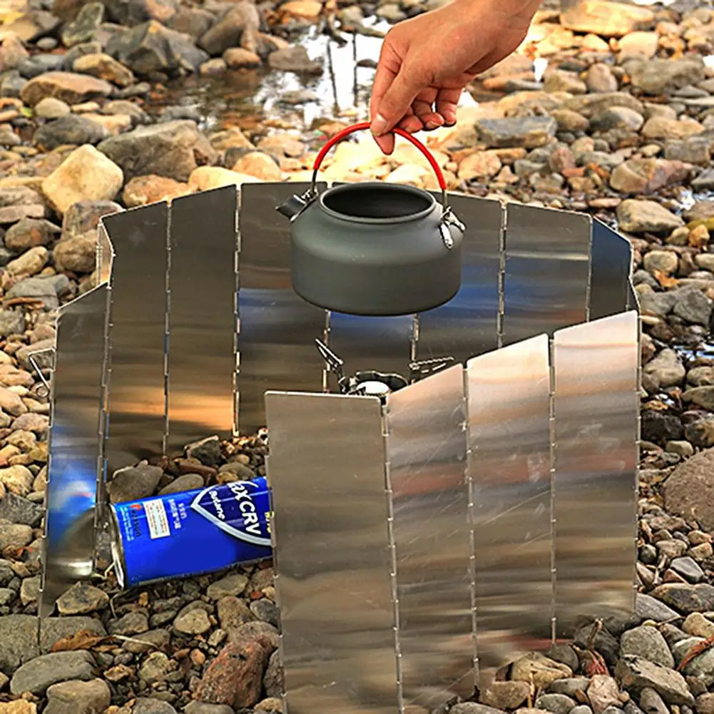 Stove Windshield 1 Set Convenient Easy to Carry Long Service Life High Strength Camping Burner Windshield for Outdoor Camping
Stove Windshield 1 Set Convenient Easy to Carry Long Service Life High Strength Camping Burner Windshield for Outdoor Camping