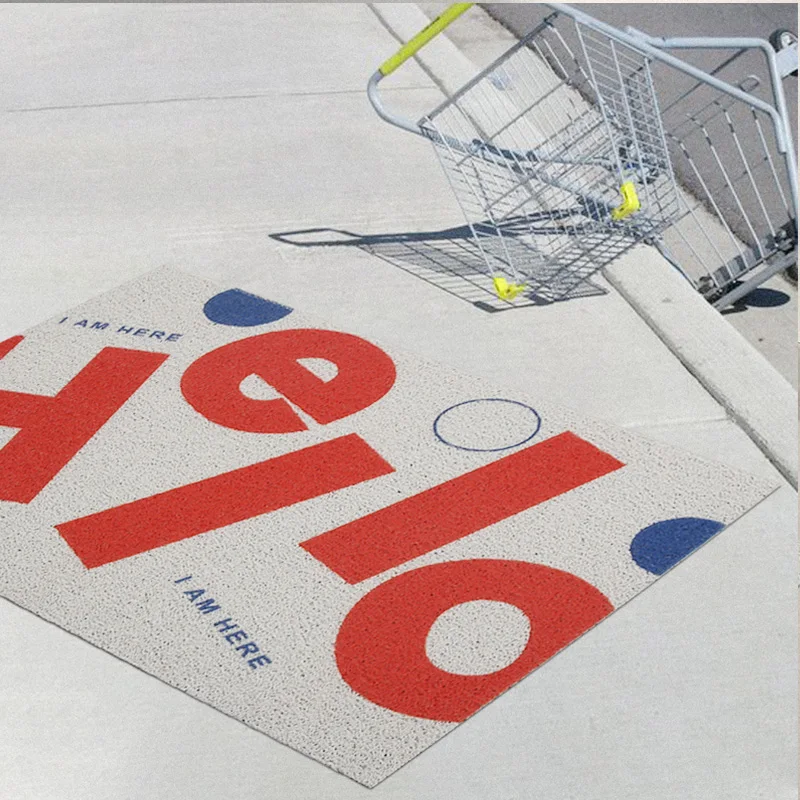 Hello Welcome Entrance Rug Hallway Mat PVC Cuttable Carpet Area Anti Dust Floor Tidy Clean Pad Doormat Aesthetic Home Decor
Hello Welcome Entrance Rug Hallway Mat PVC Cuttable Carpet Area Anti Dust Floor Tidy Clean Pad Doormat Aesthetic Home Decor