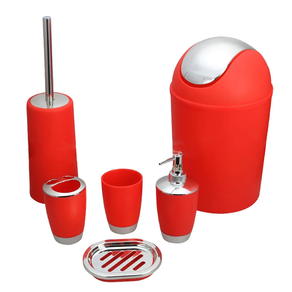 Набор из 6 предметов для дома и путешествий, держатель для зубных щеток, контейнер для отходов, мыльница, распылитель для туалетной щетки, на...
Набор из 6 предметов для дома и путешествий, держатель для зубных щеток, контейнер для отходов, мыльница, распылитель для туалетной щетки, на...